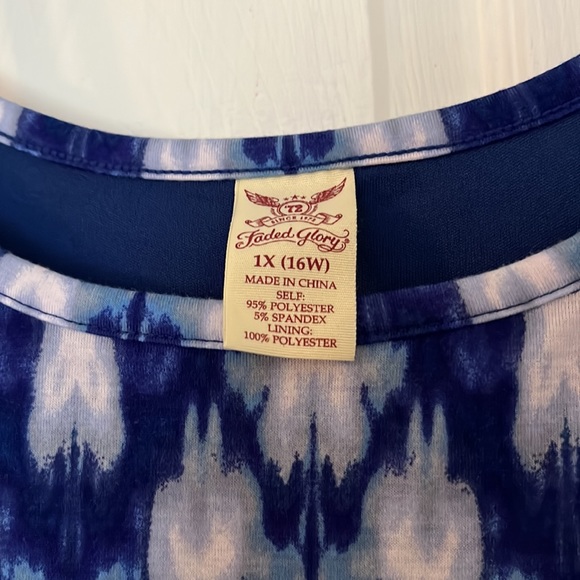 Blue and white sun dress - Picture 4 of 4